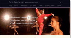 Desktop Screenshot of corkcityballet.com